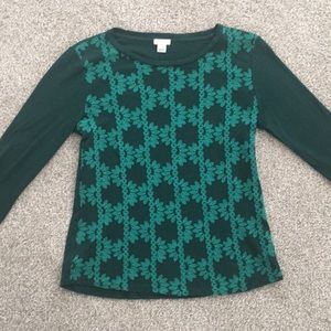 J. Crew Green Sweater Size Small